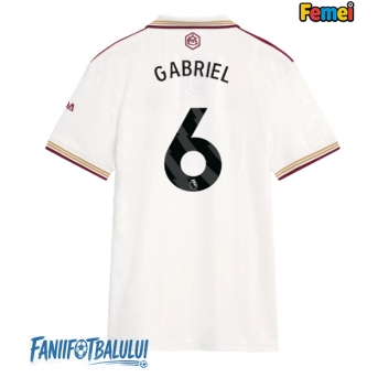 Arsenal Gabriel Magalhaes #6 Tricou Fotbal Replică 2025-26 Femei Treilea